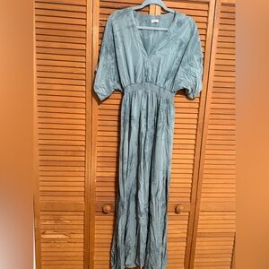Hawaiian grey maxi dress